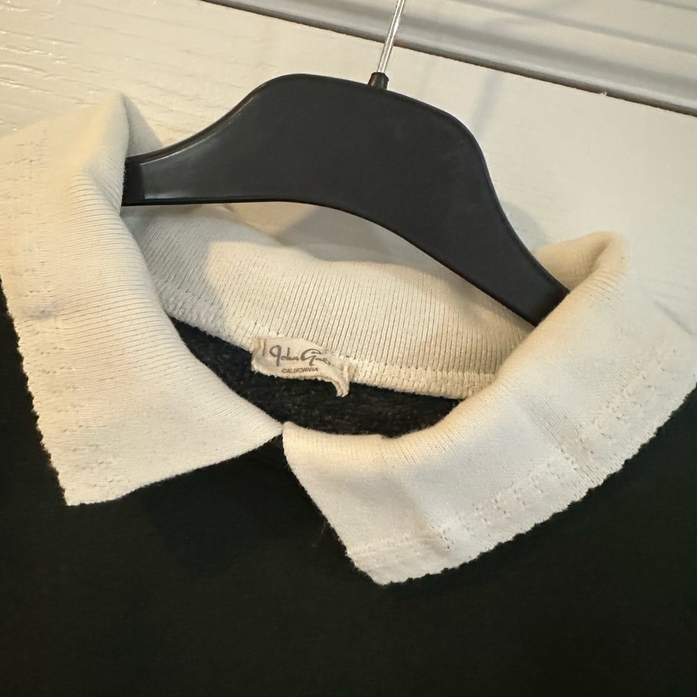 Classic Black and White Sweater